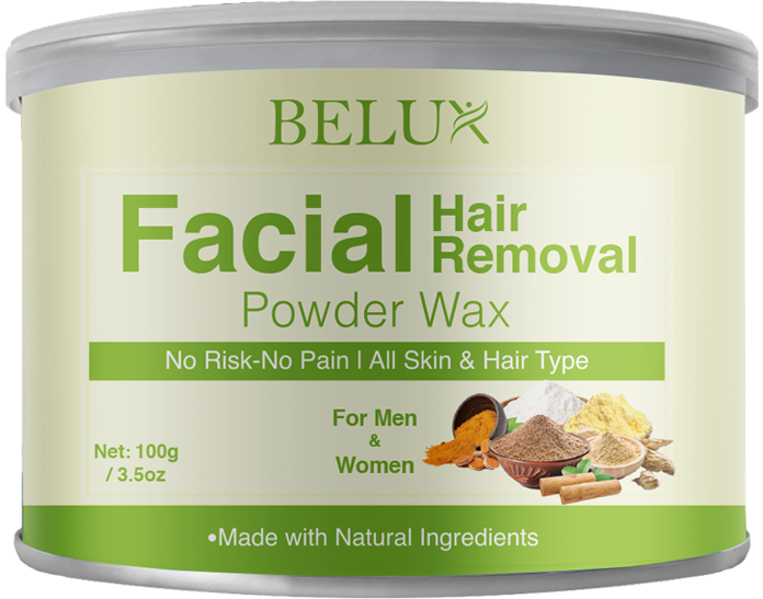 Facial Hair Removal Powder Wax