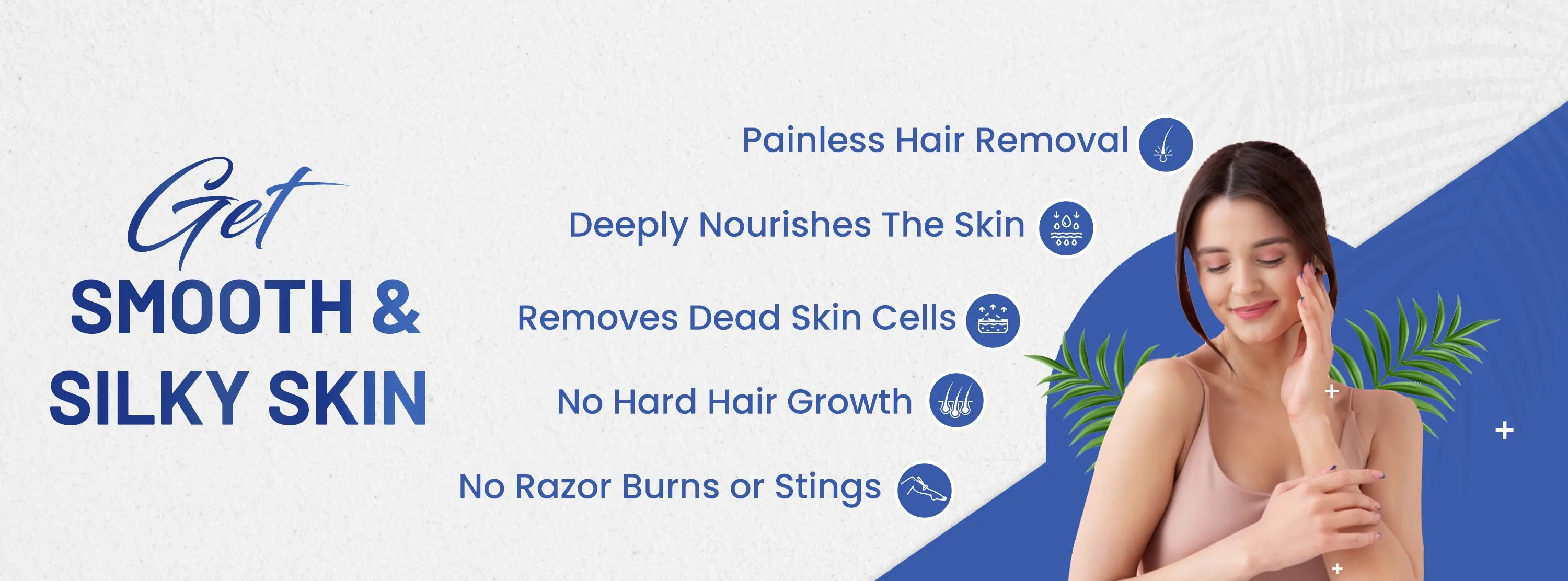 Painless Hair Removal     -    No Hard Hair Growth
